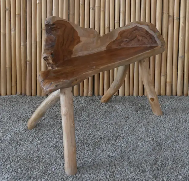 Artikelbild 6 des Artikels “Gartenbank, gefertigt aus einzigartiger Teakholz-Wurzel, ca. 115cm Länge. Die Form kann variieren. “